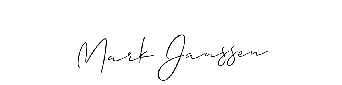 You should practise on your own different ways (Allison_Script) to write your name (Mark Janssen) in signature. don't let someone else do it for you. Mark Janssen signature style 2 images and pictures png