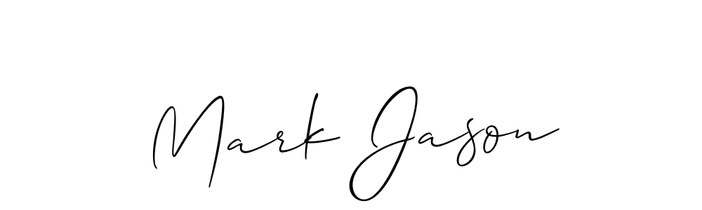 You should practise on your own different ways (Allison_Script) to write your name (Mark Jason) in signature. don't let someone else do it for you. Mark Jason signature style 2 images and pictures png