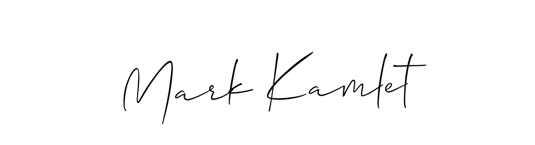 Also You can easily find your signature by using the search form. We will create Mark Kamlet name handwritten signature images for you free of cost using Allison_Script sign style. Mark Kamlet signature style 2 images and pictures png