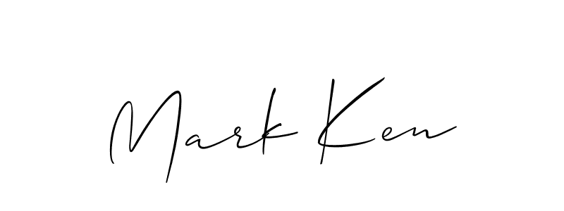 Also You can easily find your signature by using the search form. We will create Mark Ken name handwritten signature images for you free of cost using Allison_Script sign style. Mark Ken signature style 2 images and pictures png