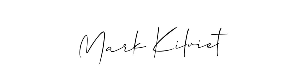 Design your own signature with our free online signature maker. With this signature software, you can create a handwritten (Allison_Script) signature for name Mark Kilviet. Mark Kilviet signature style 2 images and pictures png