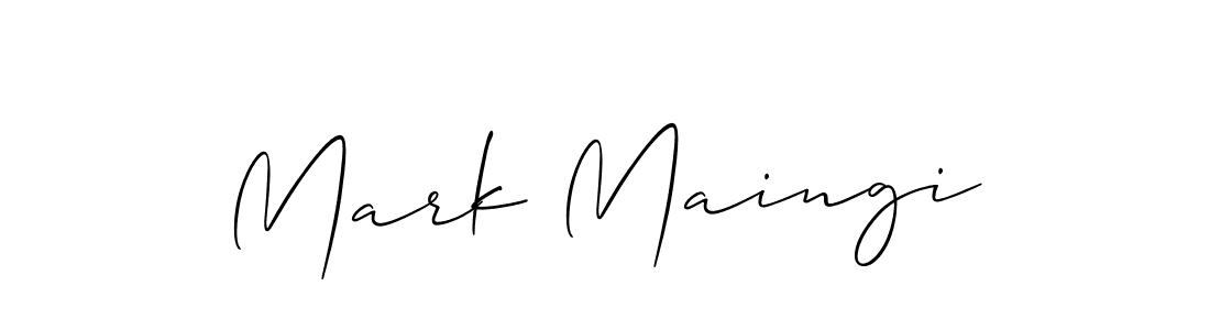 It looks lik you need a new signature style for name Mark Maingi. Design unique handwritten (Allison_Script) signature with our free signature maker in just a few clicks. Mark Maingi signature style 2 images and pictures png