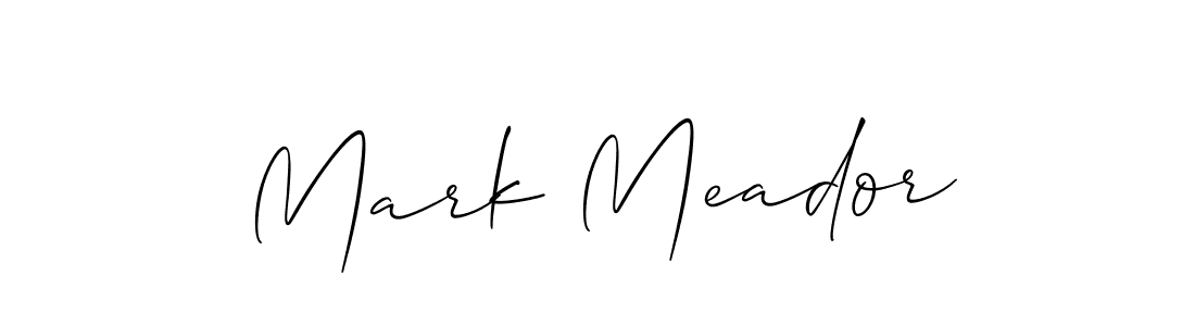 Make a beautiful signature design for name Mark Meador. Use this online signature maker to create a handwritten signature for free. Mark Meador signature style 2 images and pictures png
