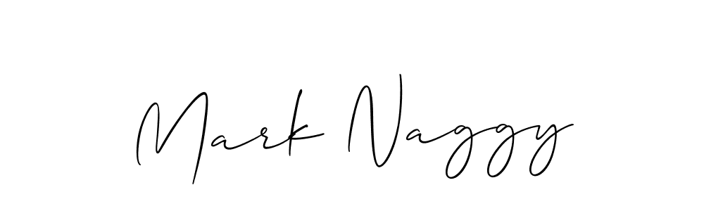 Make a short Mark Naggy signature style. Manage your documents anywhere anytime using Allison_Script. Create and add eSignatures, submit forms, share and send files easily. Mark Naggy signature style 2 images and pictures png