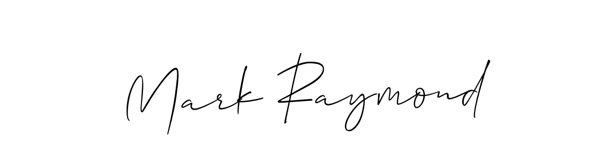You should practise on your own different ways (Allison_Script) to write your name (Mark Raymond) in signature. don't let someone else do it for you. Mark Raymond signature style 2 images and pictures png