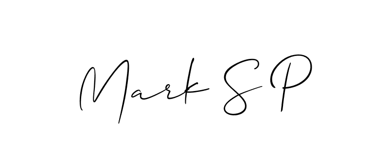 Make a short Mark S P signature style. Manage your documents anywhere anytime using Allison_Script. Create and add eSignatures, submit forms, share and send files easily. Mark S P signature style 2 images and pictures png