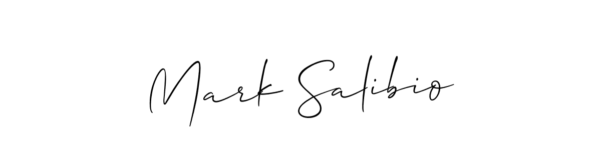 Mark Salibio stylish signature style. Best Handwritten Sign (Allison_Script) for my name. Handwritten Signature Collection Ideas for my name Mark Salibio. Mark Salibio signature style 2 images and pictures png