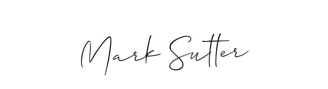 Best and Professional Signature Style for Mark Sutter. Allison_Script Best Signature Style Collection. Mark Sutter signature style 2 images and pictures png