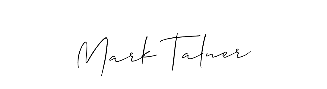 Mark Talner stylish signature style. Best Handwritten Sign (Allison_Script) for my name. Handwritten Signature Collection Ideas for my name Mark Talner. Mark Talner signature style 2 images and pictures png