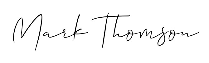 Get inspired by this graceful Allison_Script signature style for name Mark Thomson. Smooth loops and balanced proportions for everyday use. Mark Thomson signature style 2 images and pictures png