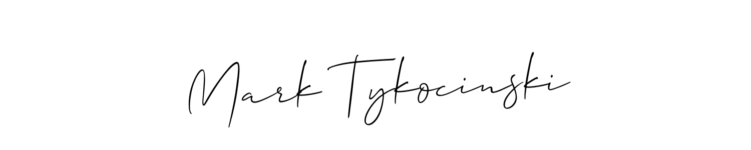 Allison_Script is a professional signature style that is perfect for those who want to add a touch of class to their signature. It is also a great choice for those who want to make their signature more unique. Get Mark Tykocinski name to fancy signature for free. Mark Tykocinski signature style 2 images and pictures png