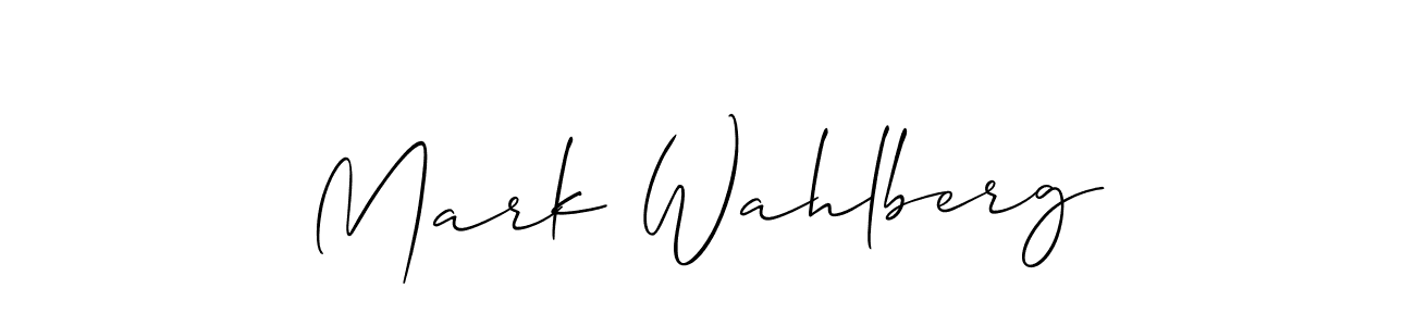 You should practise on your own different ways (Allison_Script) to write your name (Mark Wahlberg) in signature. don't let someone else do it for you. Mark Wahlberg signature style 2 images and pictures png