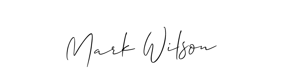Make a beautiful signature design for name Mark Wilson. With this signature (Allison_Script) style, you can create a handwritten signature for free. Mark Wilson signature style 2 images and pictures png