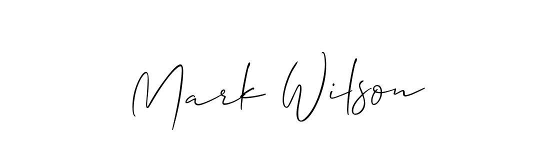 Make a beautiful signature design for name Mark Wilson. With this signature (Allison_Script) style, you can create a handwritten signature for free. Mark Wilson signature style 2 images and pictures png