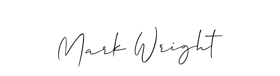 Design your own signature with our free online signature maker. With this signature software, you can create a handwritten (Allison_Script) signature for name Mark Wright. Mark Wright signature style 2 images and pictures png