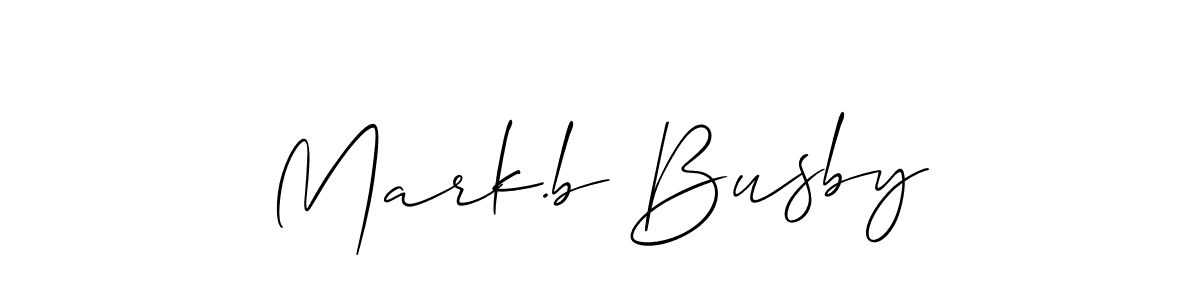 Check out images of Autograph of Mark.b Busby name. Actor Mark.b Busby Signature Style. Allison_Script is a professional sign style online. Mark.b Busby signature style 2 images and pictures png