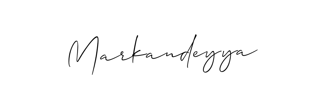 Markandeyya stylish signature style. Best Handwritten Sign (Allison_Script) for my name. Handwritten Signature Collection Ideas for my name Markandeyya. Markandeyya signature style 2 images and pictures png