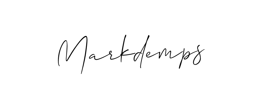 Make a beautiful signature design for name Markdemps. Use this online signature maker to create a handwritten signature for free. Markdemps signature style 2 images and pictures png