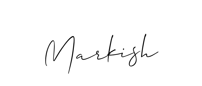 Also You can easily find your signature by using the search form. We will create Markish name handwritten signature images for you free of cost using Allison_Script sign style. Markish signature style 2 images and pictures png