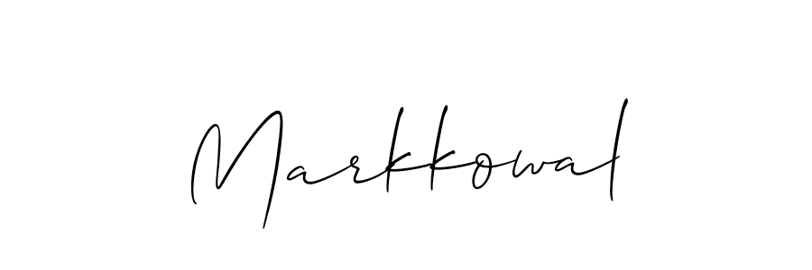 Allison_Script is a professional signature style that is perfect for those who want to add a touch of class to their signature. It is also a great choice for those who want to make their signature more unique. Get Markkowal name to fancy signature for free. Markkowal signature style 2 images and pictures png