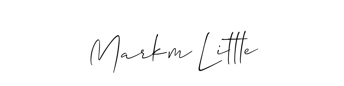 Also we have Markm Little name is the best signature style. Create professional handwritten signature collection using Allison_Script autograph style. Markm Little signature style 2 images and pictures png