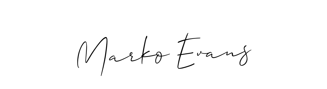 Check out images of Autograph of Marko Evans name. Actor Marko Evans Signature Style. Allison_Script is a professional sign style online. Marko Evans signature style 2 images and pictures png