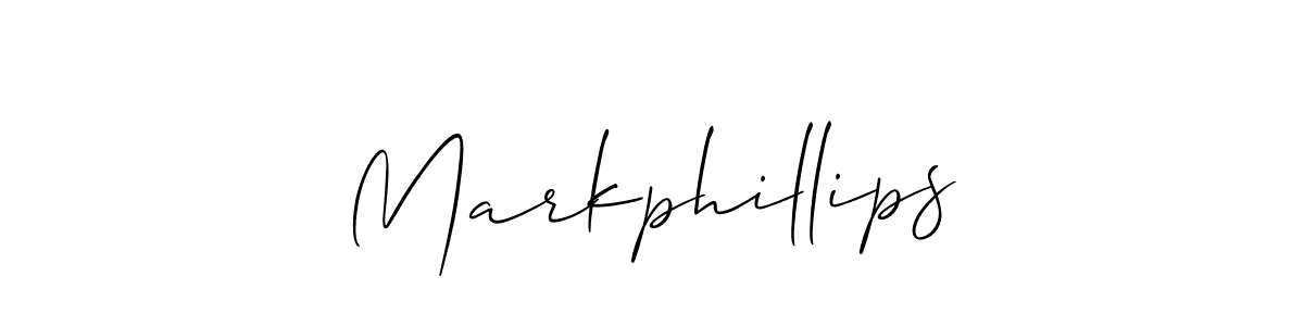 Allison_Script is a professional signature style that is perfect for those who want to add a touch of class to their signature. It is also a great choice for those who want to make their signature more unique. Get Markphillips name to fancy signature for free. Markphillips signature style 2 images and pictures png