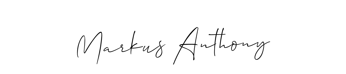 It looks lik you need a new signature style for name Markus Anthony. Design unique handwritten (Allison_Script) signature with our free signature maker in just a few clicks. Markus Anthony signature style 2 images and pictures png