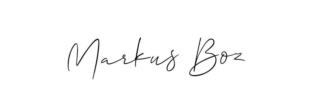 See photos of Markus Boz official signature by Spectra . Check more albums & portfolios. Read reviews & check more about Allison_Script font. Markus Boz signature style 2 images and pictures png