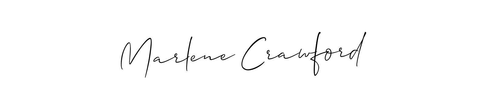 Once you've used our free online signature maker to create your best signature Allison_Script style, it's time to enjoy all of the benefits that Marlene Crawford name signing documents. Marlene Crawford signature style 2 images and pictures png