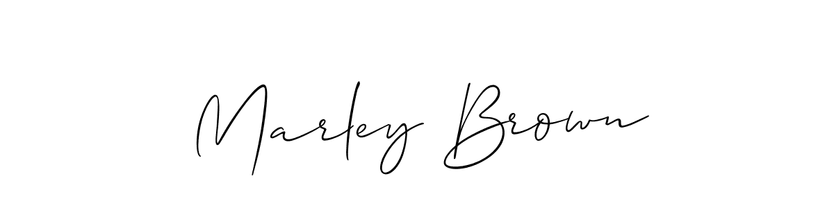 if you are searching for the best signature style for your name Marley Brown. so please give up your signature search. here we have designed multiple signature styles  using Allison_Script. Marley Brown signature style 2 images and pictures png