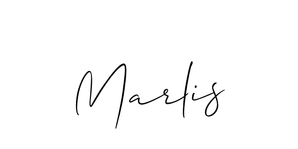 The best way (Allison_Script) to make a short signature is to pick only two or three words in your name. The name Marlis include a total of six letters. For converting this name. Marlis signature style 2 images and pictures png