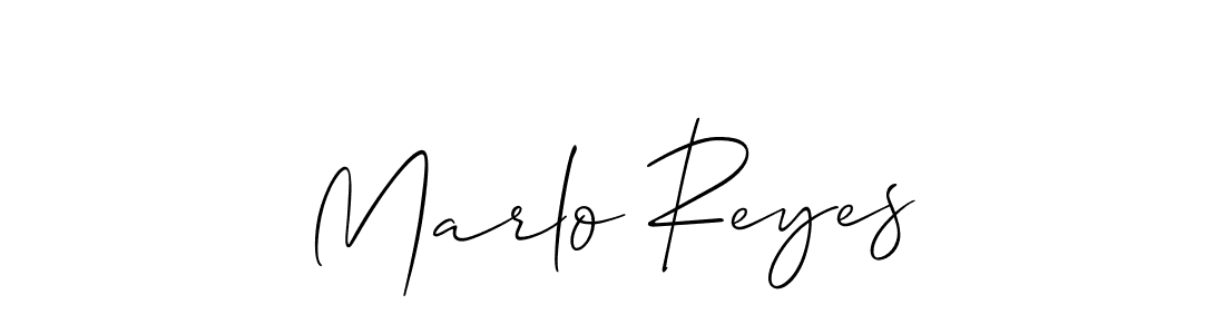 Make a short Marlo Reyes signature style. Manage your documents anywhere anytime using Allison_Script. Create and add eSignatures, submit forms, share and send files easily. Marlo Reyes signature style 2 images and pictures png