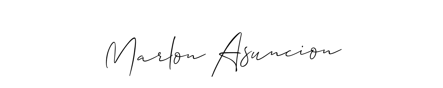 You can use this online signature creator to create a handwritten signature for the name Marlon Asuncion. This is the best online autograph maker. Marlon Asuncion signature style 2 images and pictures png