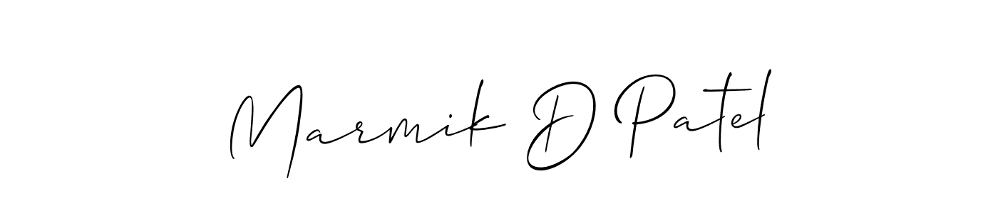 How to Draw Marmik D Patel signature style? Allison_Script is a latest design signature styles for name Marmik D Patel. Marmik D Patel signature style 2 images and pictures png