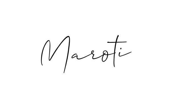 The best way (Allison_Script) to make a short signature is to pick only two or three words in your name. The name Maroti include a total of six letters. For converting this name. Maroti signature style 2 images and pictures png