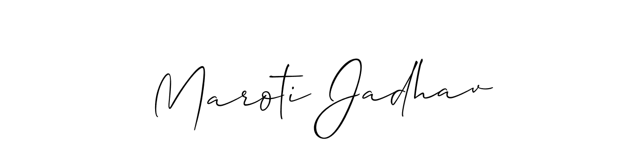 Once you've used our free online signature maker to create your best signature Allison_Script style, it's time to enjoy all of the benefits that Maroti Jadhav name signing documents. Maroti Jadhav signature style 2 images and pictures png