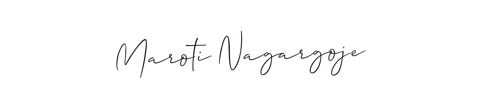 Also You can easily find your signature by using the search form. We will create Maroti Nagargoje name handwritten signature images for you free of cost using Allison_Script sign style. Maroti Nagargoje signature style 2 images and pictures png