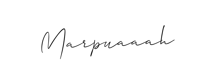 Marpuaaah stylish signature style. Best Handwritten Sign (Allison_Script) for my name. Handwritten Signature Collection Ideas for my name Marpuaaah. Marpuaaah signature style 2 images and pictures png