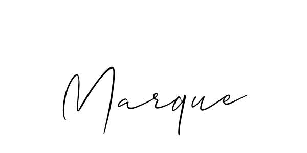 Best and Professional Signature Style for Marque. Allison_Script Best Signature Style Collection. Marque signature style 2 images and pictures png