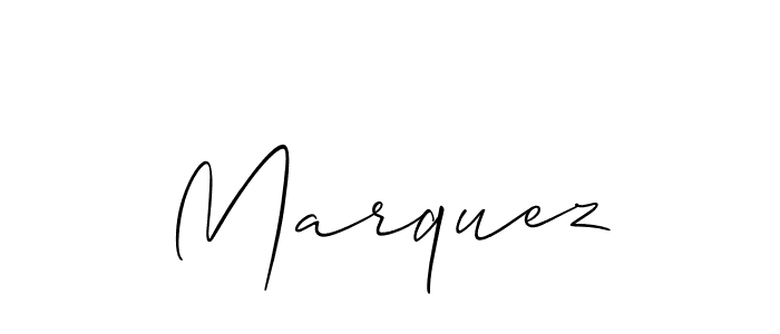 The best way (Allison_Script) to make a short signature is to pick only two or three words in your name. The name Marquez include a total of six letters. For converting this name. Marquez signature style 2 images and pictures png