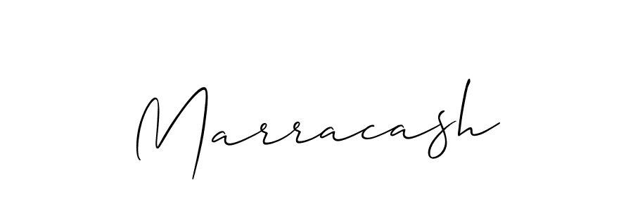 Make a beautiful signature design for name Marracash. With this signature (Allison_Script) style, you can create a handwritten signature for free. Marracash signature style 2 images and pictures png