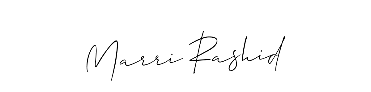 if you are searching for the best signature style for your name Marri Rashid. so please give up your signature search. here we have designed multiple signature styles  using Allison_Script. Marri Rashid signature style 2 images and pictures png