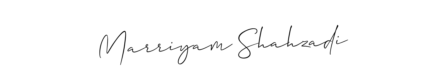 if you are searching for the best signature style for your name Marriyam Shahzadi. so please give up your signature search. here we have designed multiple signature styles  using Allison_Script. Marriyam Shahzadi signature style 2 images and pictures png
