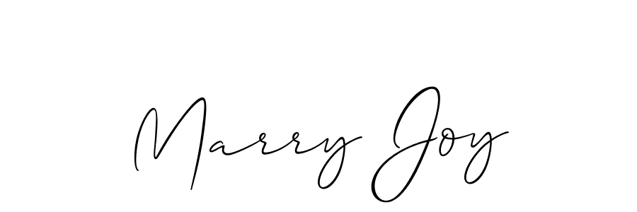 Marry Joy stylish signature style. Best Handwritten Sign (Allison_Script) for my name. Handwritten Signature Collection Ideas for my name Marry Joy. Marry Joy signature style 2 images and pictures png