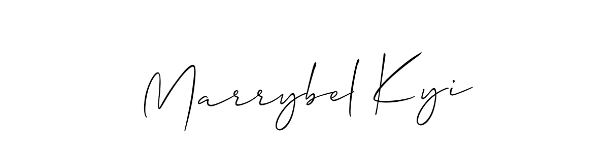 Best and Professional Signature Style for Marrybel Kyi. Allison_Script Best Signature Style Collection. Marrybel Kyi signature style 2 images and pictures png