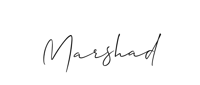How to make Marshad name signature. Use Allison_Script style for creating short signs online. This is the latest handwritten sign. Marshad signature style 2 images and pictures png