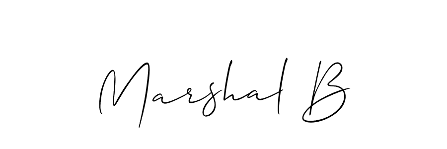 Also You can easily find your signature by using the search form. We will create Marshal B name handwritten signature images for you free of cost using Allison_Script sign style. Marshal B signature style 2 images and pictures png