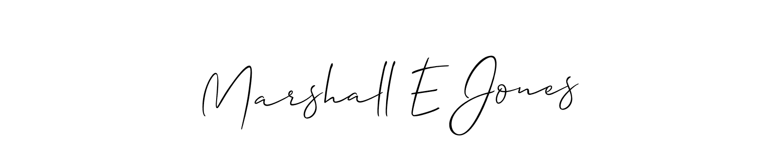 Similarly Allison_Script is the best handwritten signature design. Signature creator online .You can use it as an online autograph creator for name Marshall E Jones. Marshall E Jones signature style 2 images and pictures png