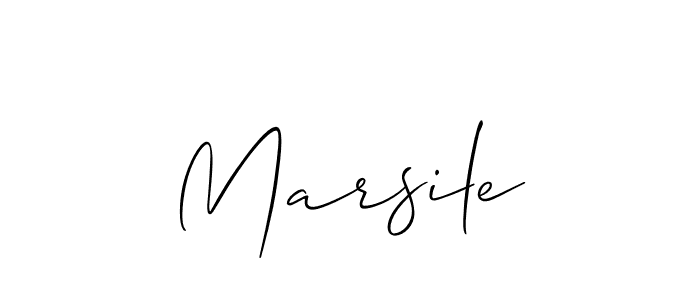 Similarly Allison_Script is the best handwritten signature design. Signature creator online .You can use it as an online autograph creator for name Marsile. Marsile signature style 2 images and pictures png